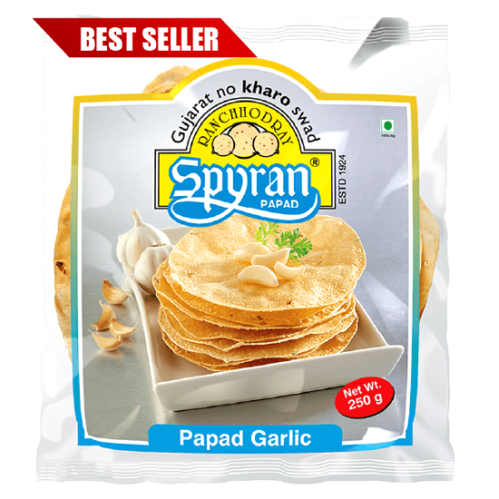 Spyran Papad Garlic/Lasun